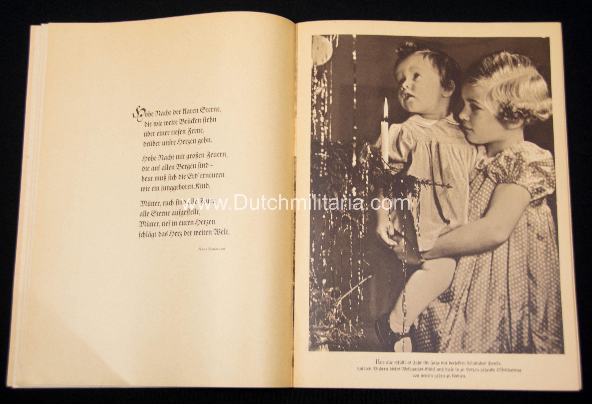 (Book) Der Reichsführer SS - Weihenacht (with Julleuchter and Motherscross image) (194x) - Extremely rare