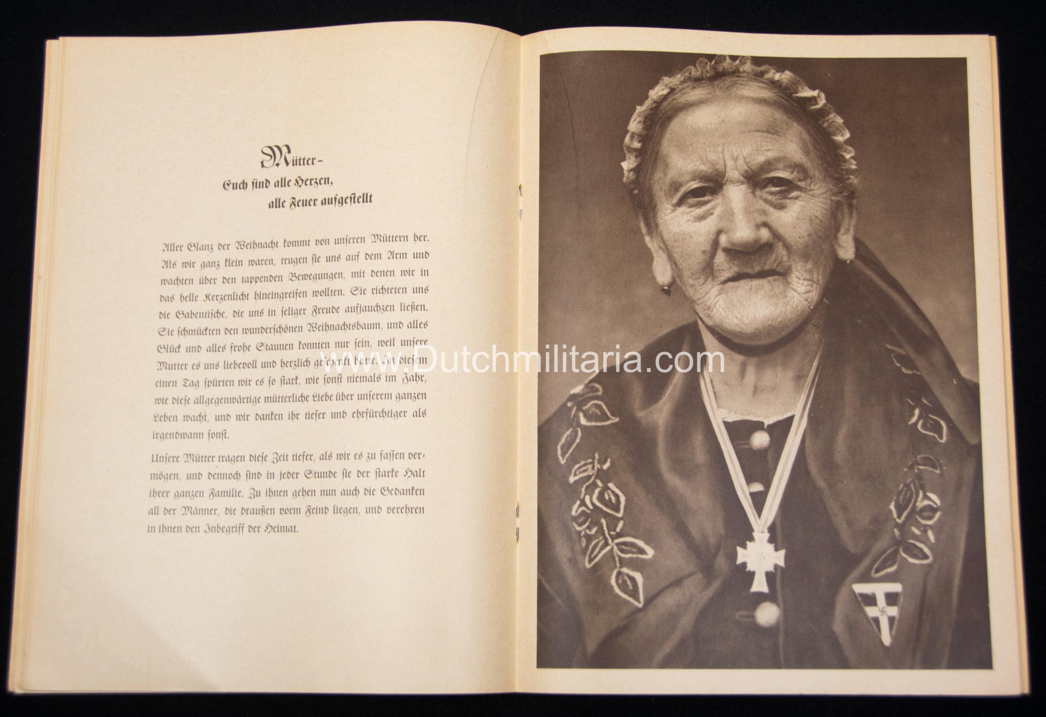 (Book) Der Reichsführer SS - Weihenacht (with Julleuchter and Motherscross image) (194x) - Extremely rare