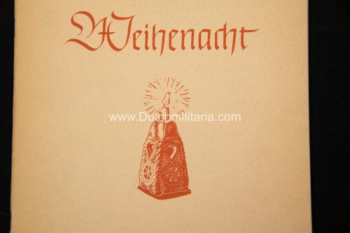 (Book) Der Reichsführer SS - Weihenacht (with Julleuchter and Motherscross image) (194x) - Extremely rare