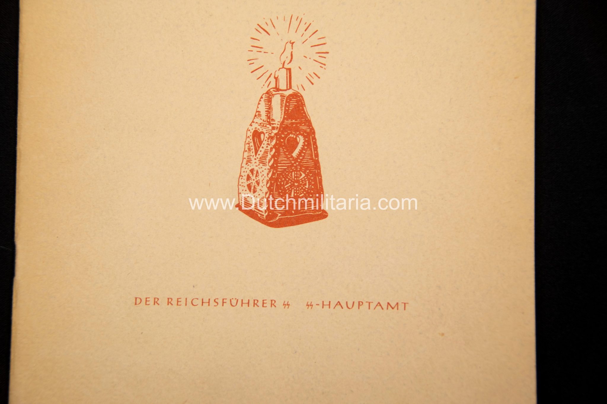 (Book) Der Reichsführer SS - Weihenacht (with Julleuchter and Motherscross image) (194x) - Extremely rare