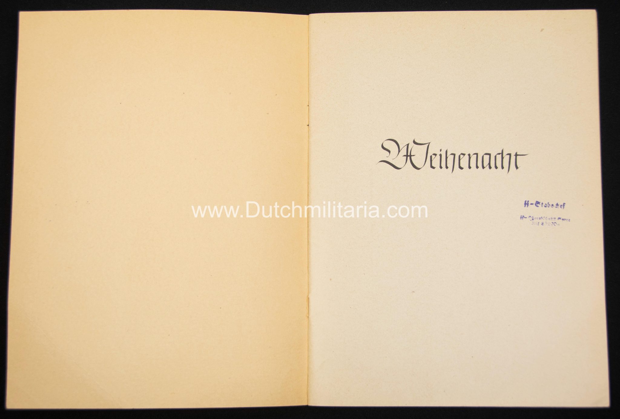 (Book) Der Reichsführer SS - Weihenacht (with Julleuchter and Motherscross image) (194x) - Extremely rare