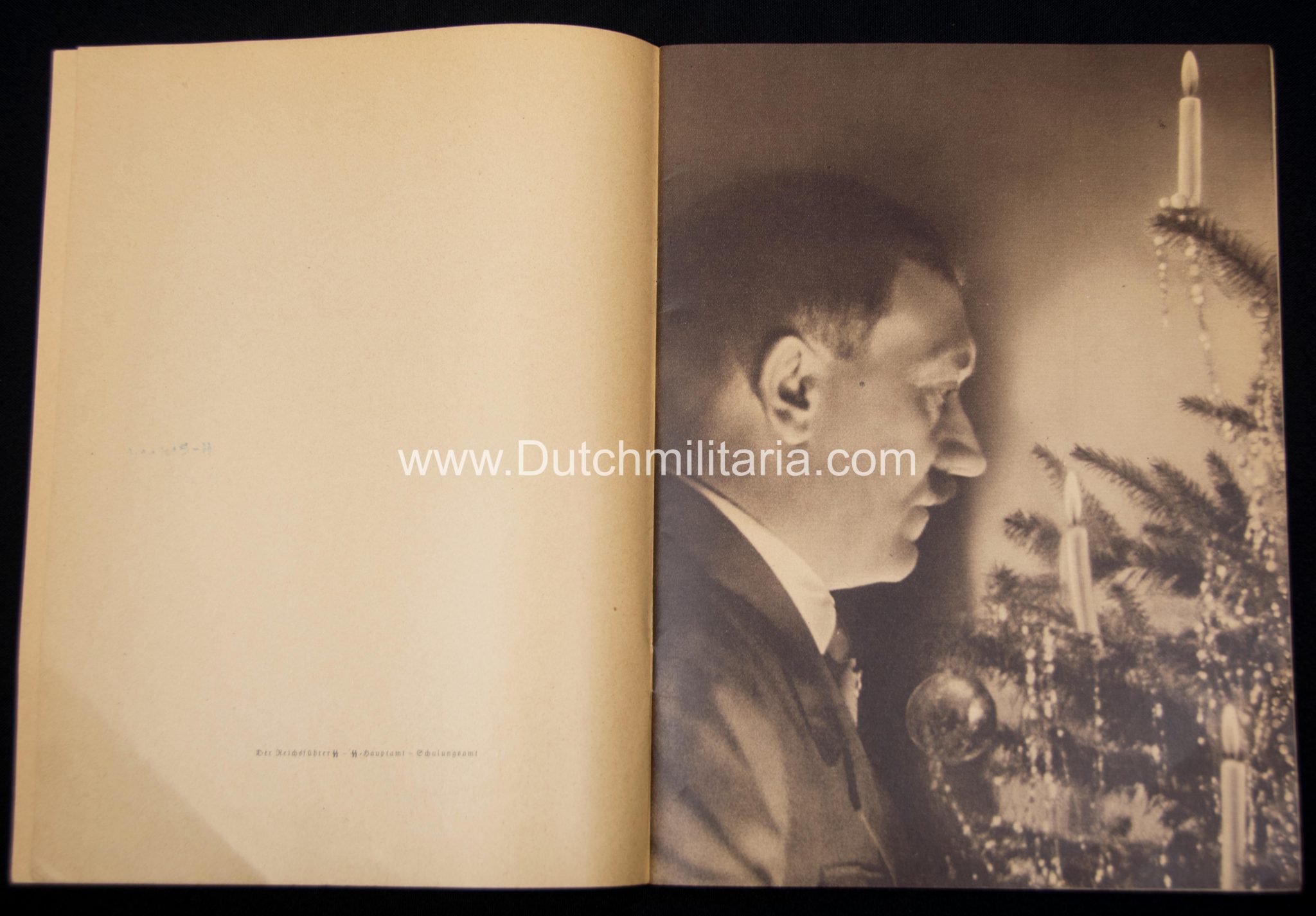 (Book) Der Reichsführer SS - Weihenacht (with Julleuchter and Motherscross image) (194x) - Extremely rare
