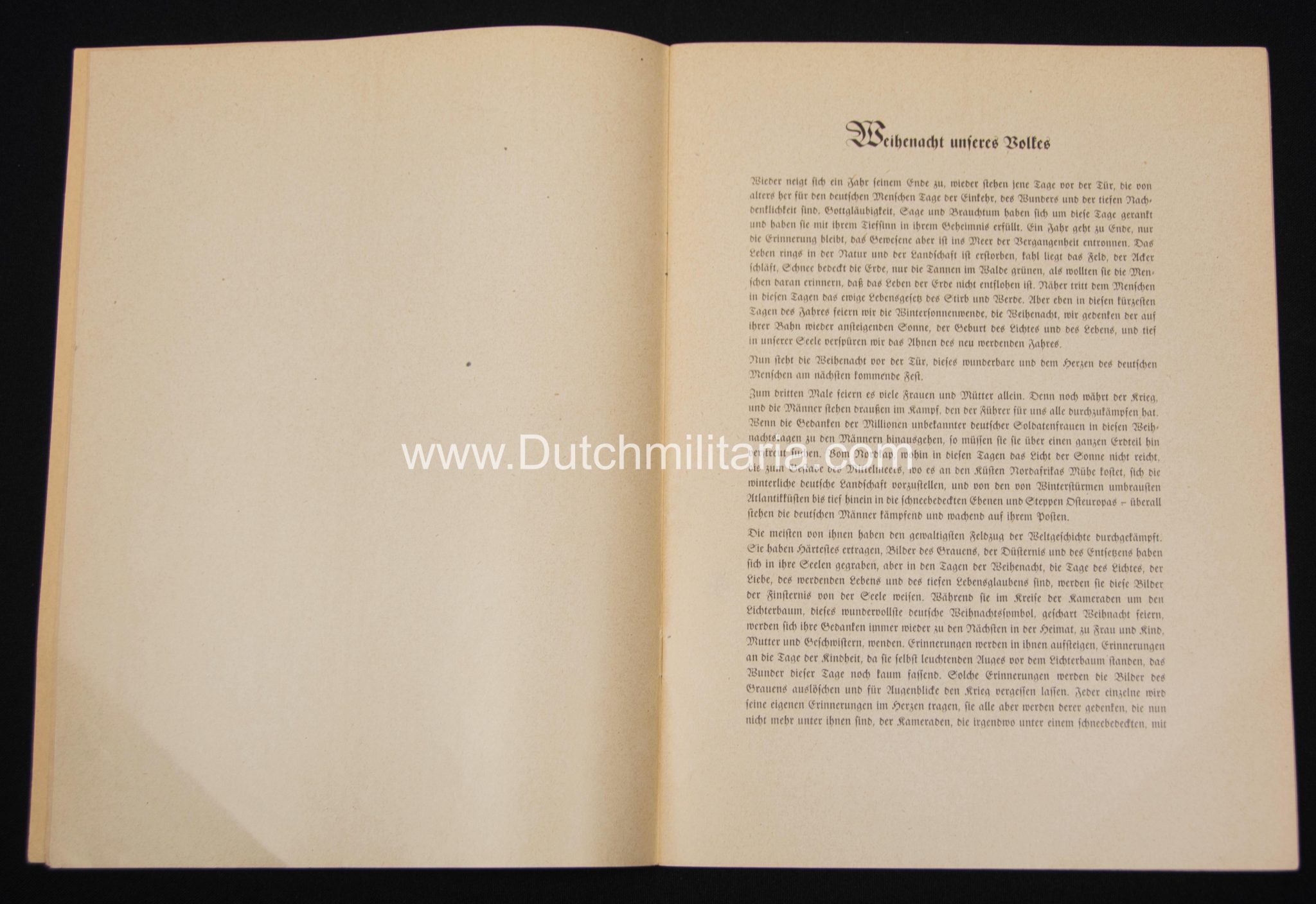 (Book) Der Reichsführer SS - Weihenacht (with Julleuchter and Motherscross image) (194x) - Extremely rare