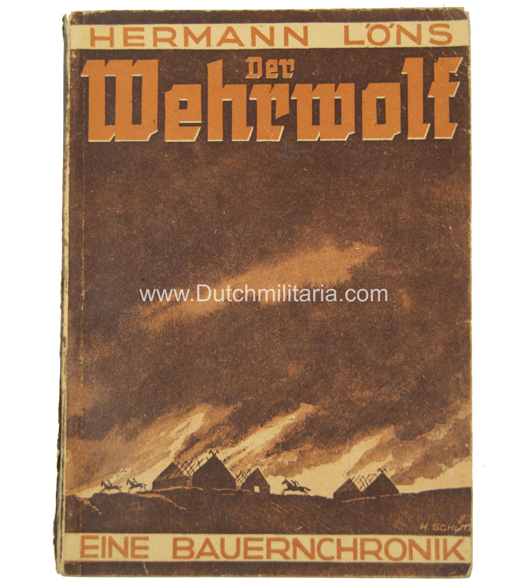 (Book) Hermann Löns - Der Wehrwolf - Sonderausgabe des SS-Wirtschafts-Verwaltungsamtes - Very Rare