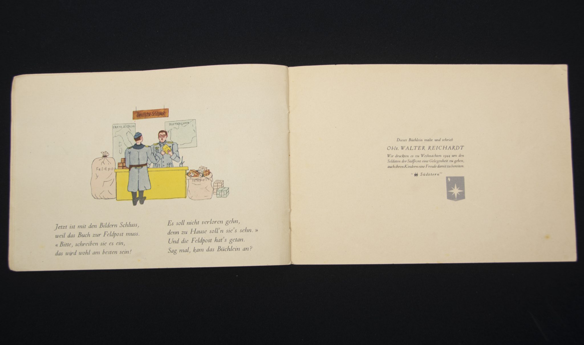 (Book) SS Oblt. Walter Reichardt, Italienreise Ein Kriegsbilderbuchlein für die Kleinen daheim