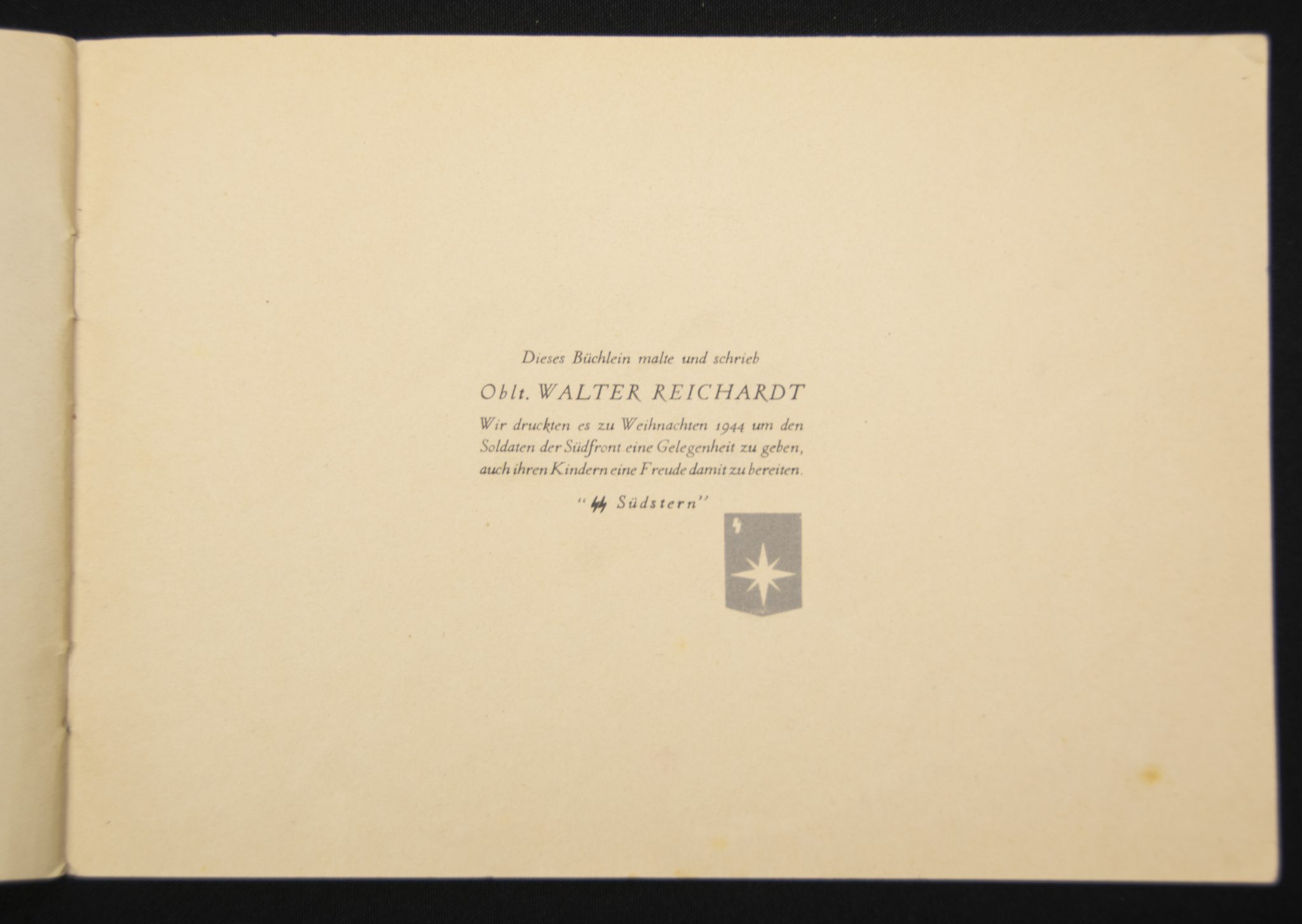 (Book) SS Oblt. Walter Reichardt, Italienreise Ein Kriegsbilderbuchlein für die Kleinen daheim