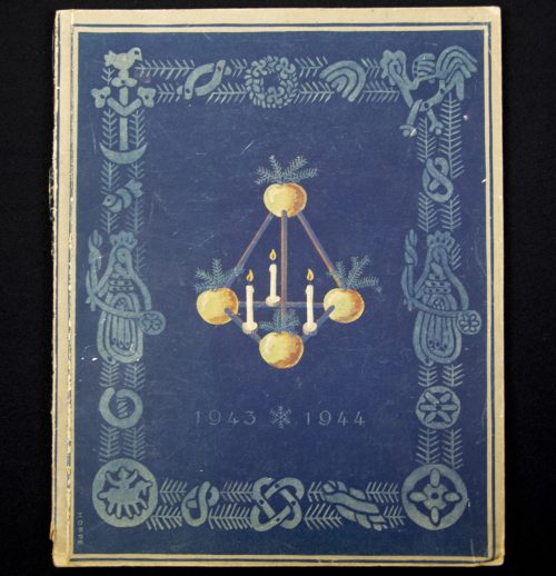 (Book) Waffen SS Weihnachtsbuch 1943 + Hitler inlay + SS-Gruppenführer Breithaupt dedication - rare
