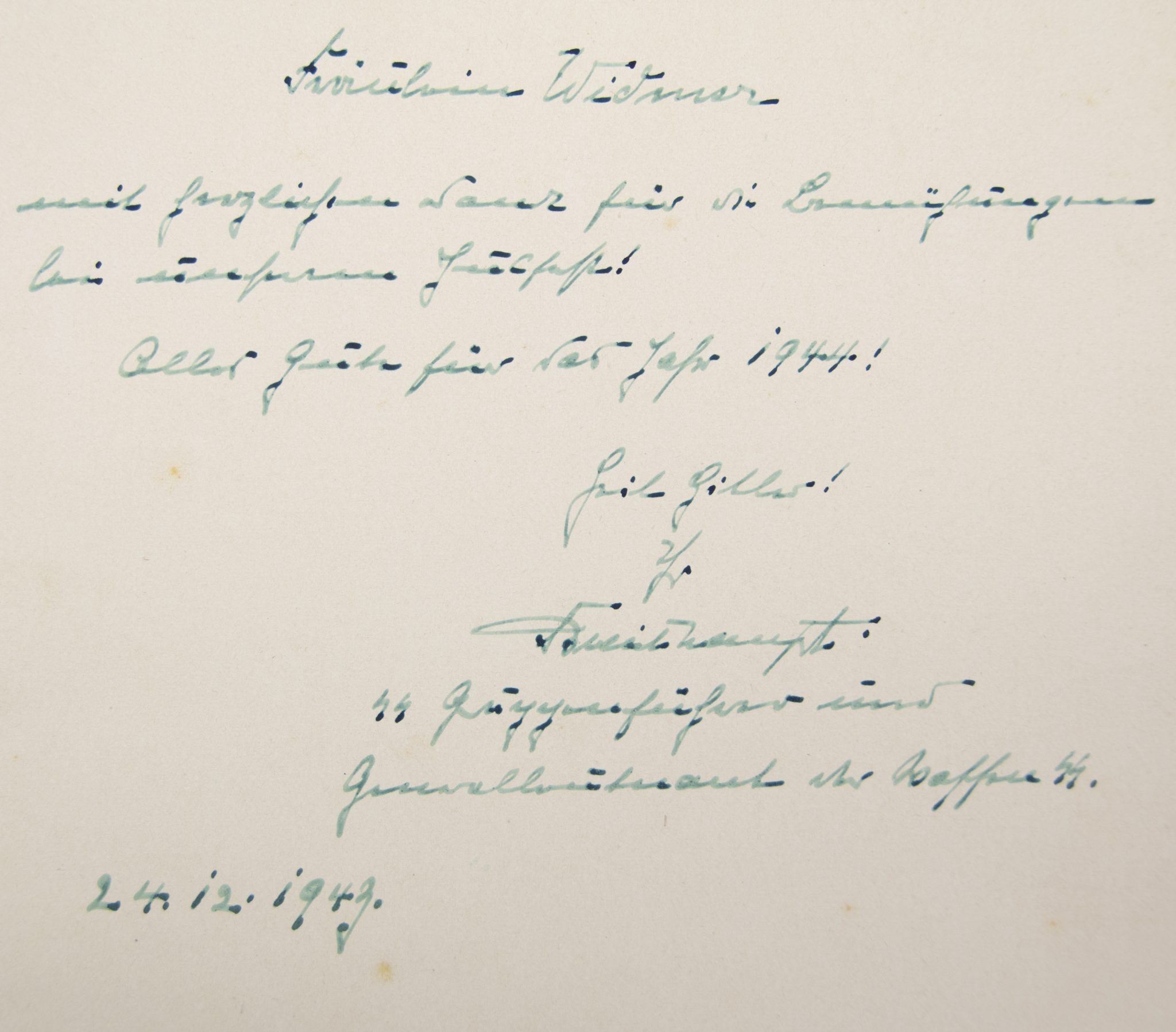 (Book) Waffen SS Weihnachtsbuch 1943 + Hitler inlay + SS-Gruppenführer Breithaupt dedication - rare - Image 5