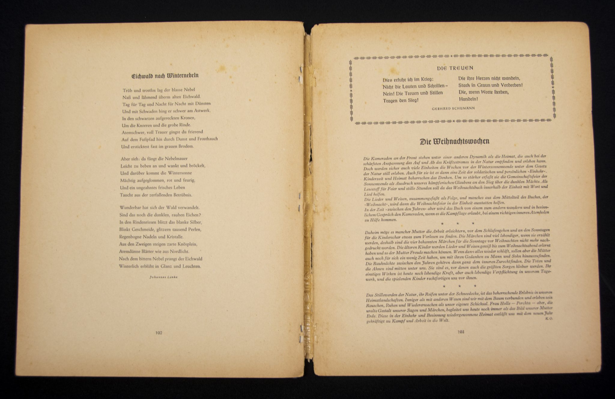 (Book) Waffen SS Weihnachtsbuch 1943 + Hitler inlay + SS-Gruppenführer Breithaupt dedication - rare - Image 9