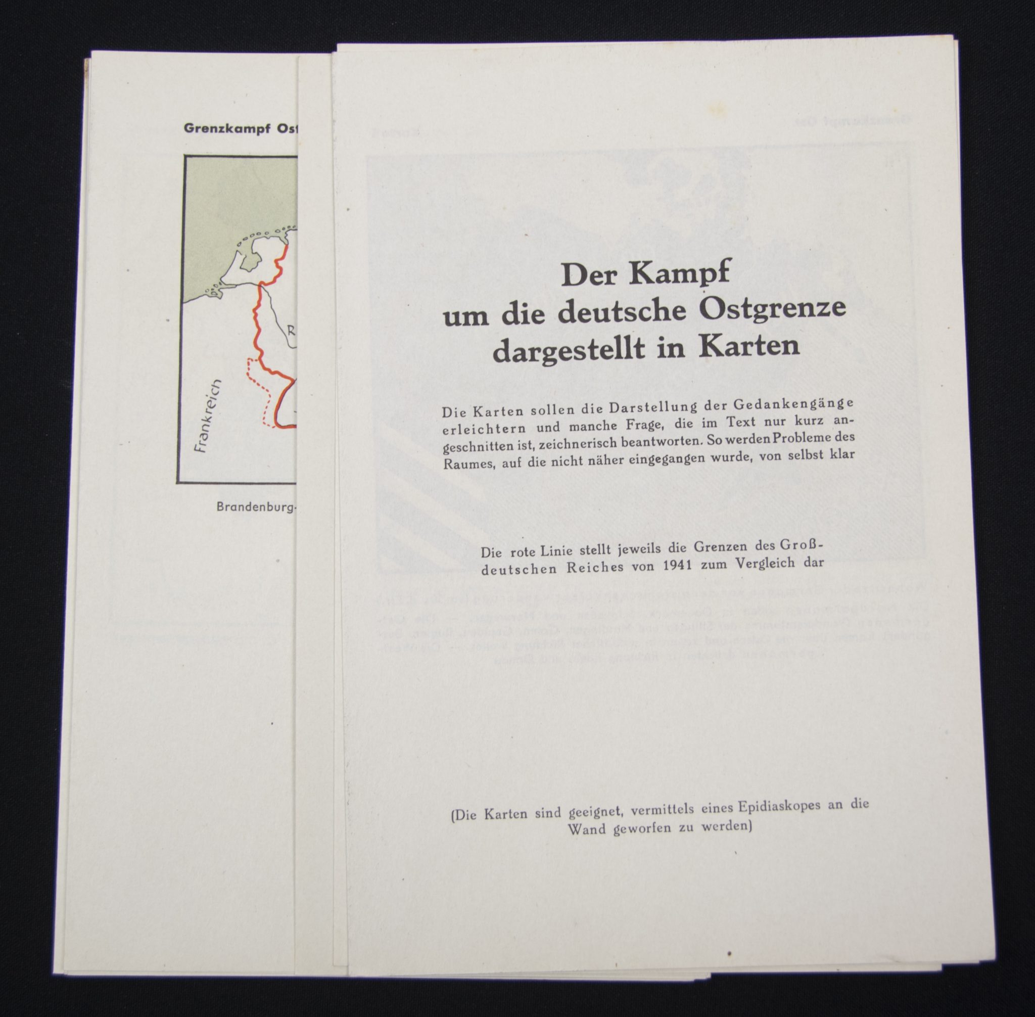 (Brochure) Der Reichsführer SS - Grenzkampf Ost (including all seperate all maps!) - rare - Image 9