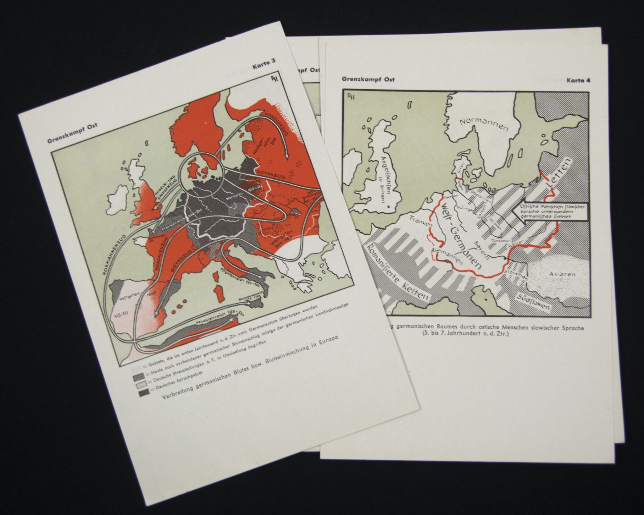 (Brochure) Der Reichsführer SS - Grenzkampf Ost (including all seperate all maps!) - rare - Image 11