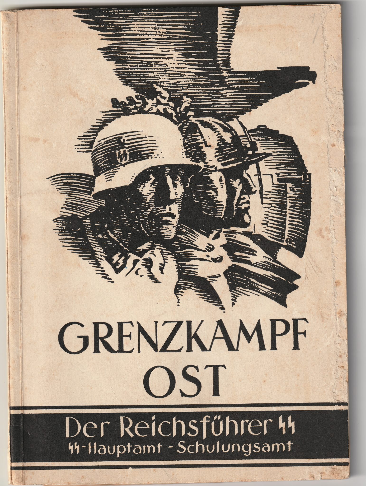 (Brochure) Der Reichsführer SS - Grenzkampf Ost (including all seperate all maps!) - rare