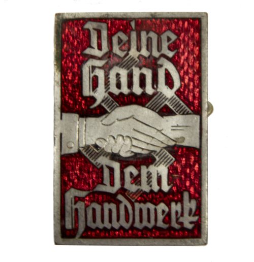 Dein Hand dem Handwerk abzeichen