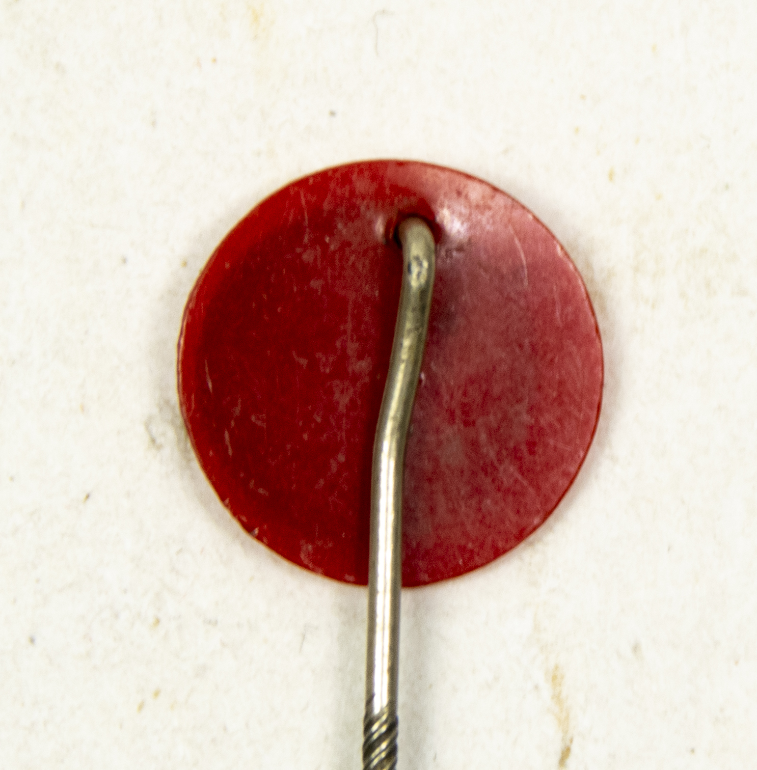 (Denmark) D.N.S.A.P. Storm Afdeling memberbadge in red (miniature stickpin)