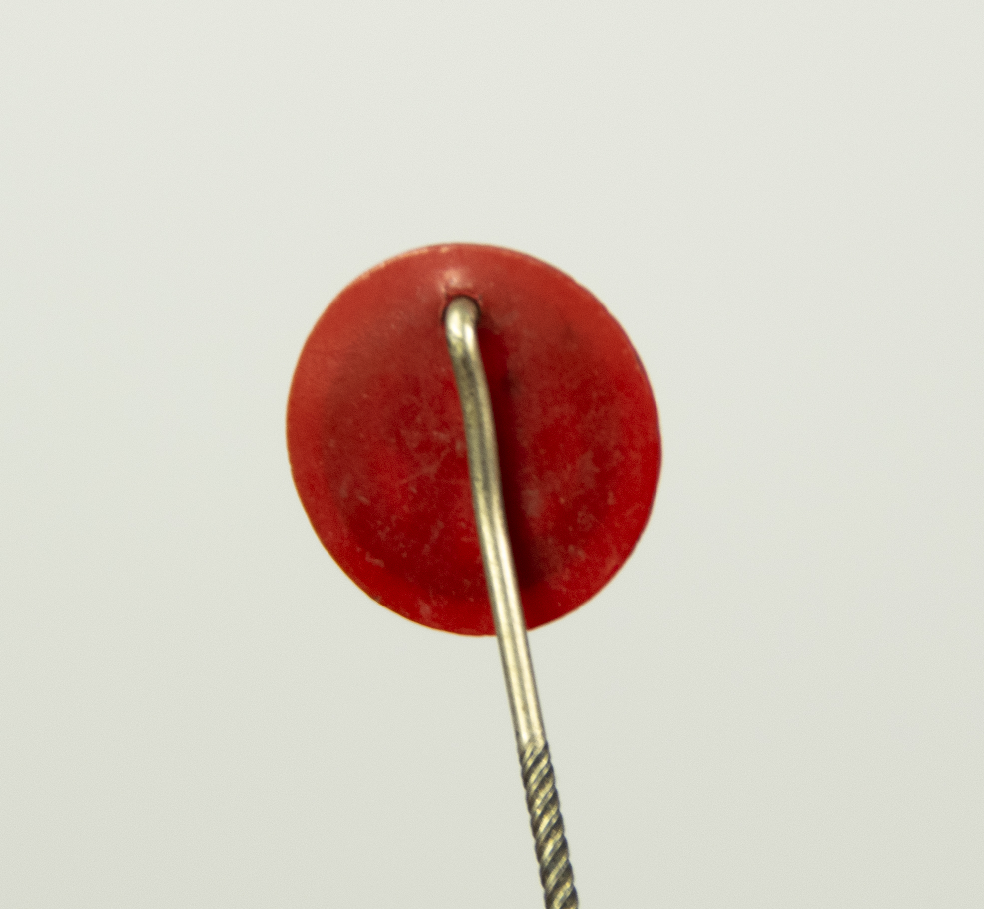 (Denmark) D.N.S.A.P. Storm Afdeling memberbadge in red (miniature stickpin)