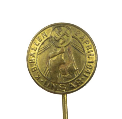 (Denmark) D.N.S.A.P. i KB hallen 2 April 1941 daybadge - extremely rare