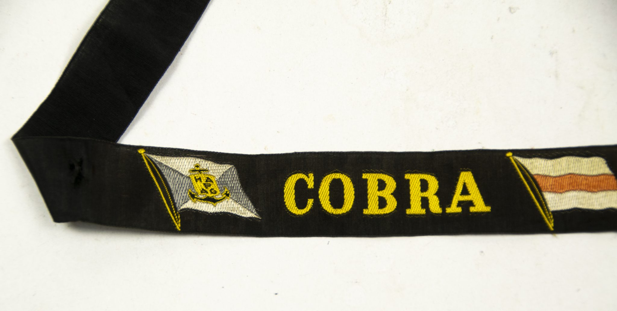 German Merchant marine cap tally Cobra (2) German Merchant marine cap tally Cobra