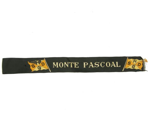 German Merchant marine cap tally Monte Pascoal