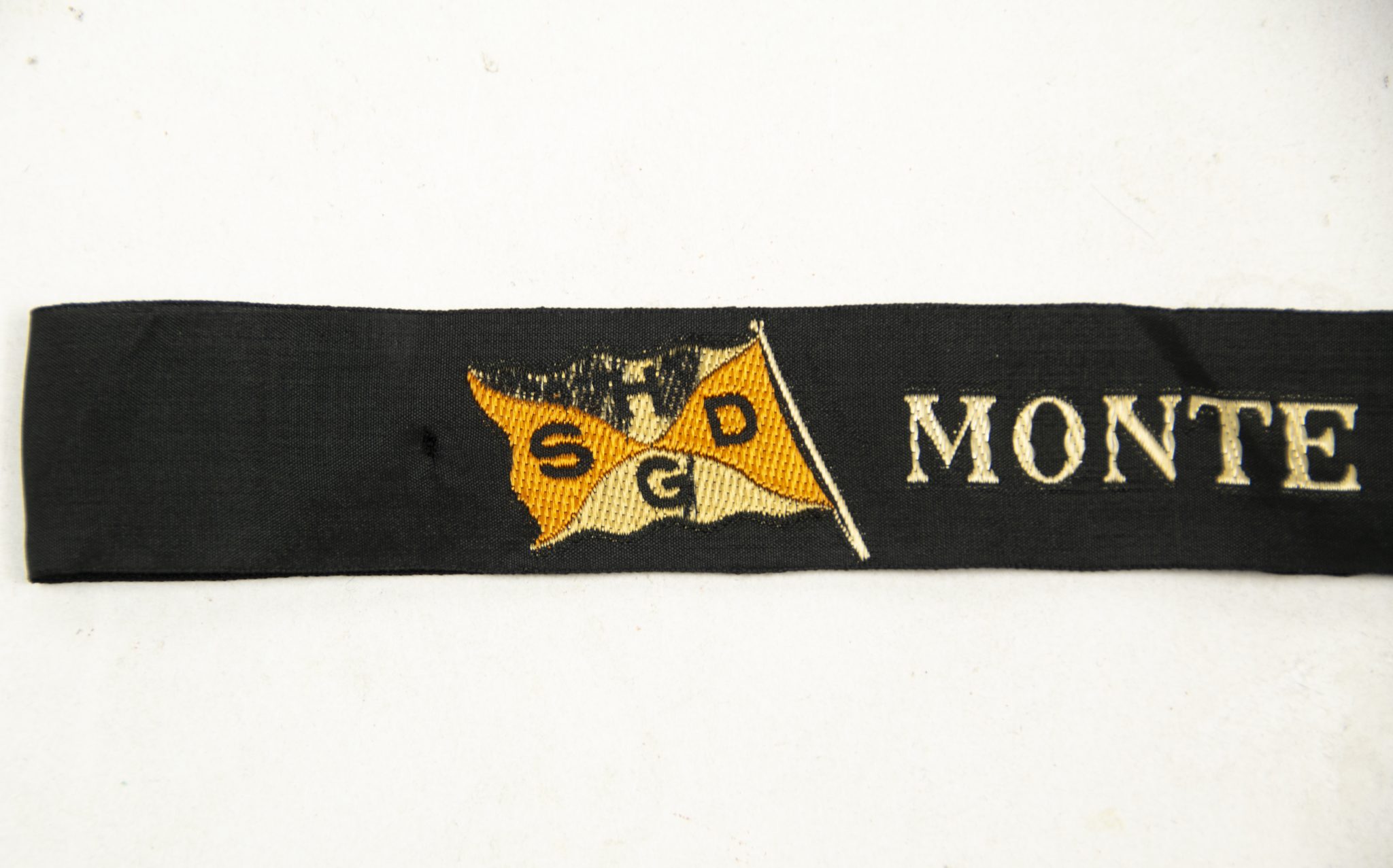 German Merchant marine cap tally Monte Pascoal (2) German Merchant marine cap tally Monte Pascoal