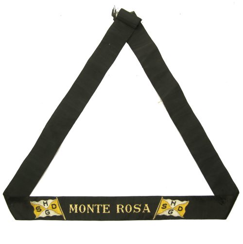 German Merchant marine cap tally Monte Rosa