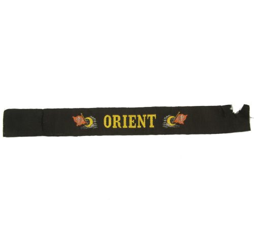 German Merchant marine cap tally Orient