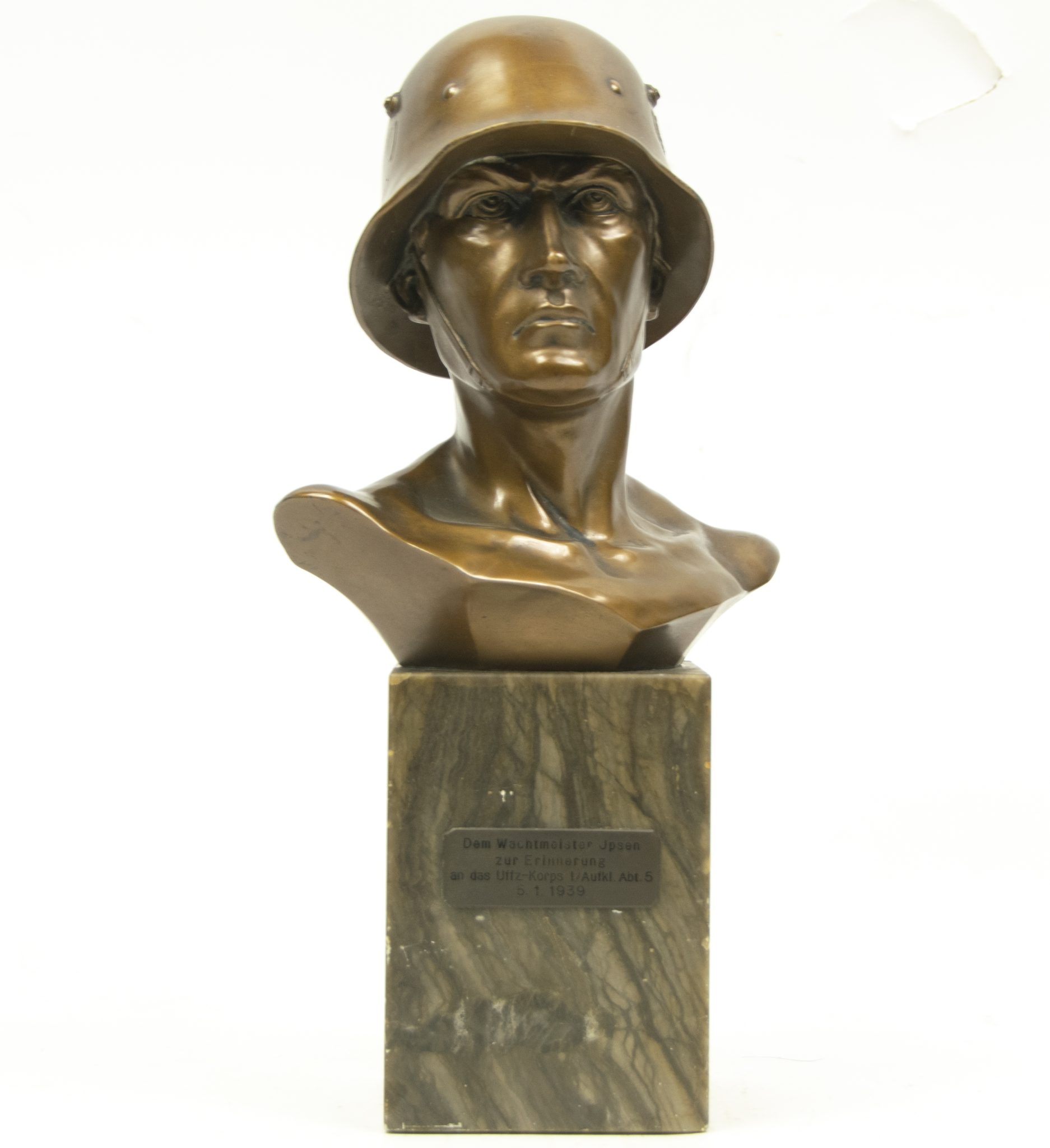 Impressive Wehrmacht (Heer) Soldiersbust (1939) - Image 3