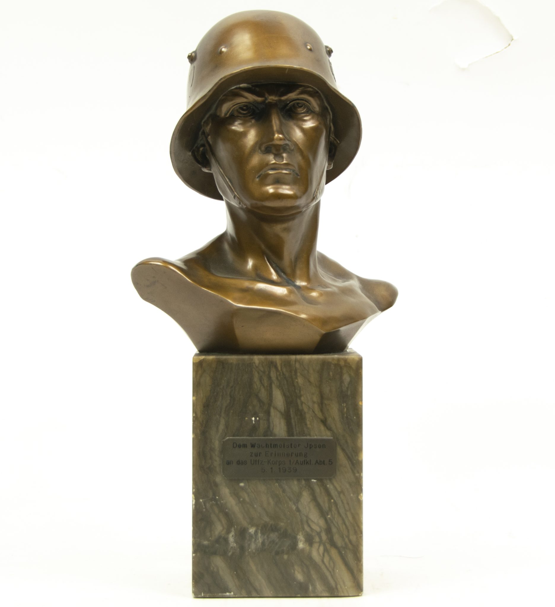 Impressive Wehrmacht (Heer) Soldiersbust (1939) - Image 4