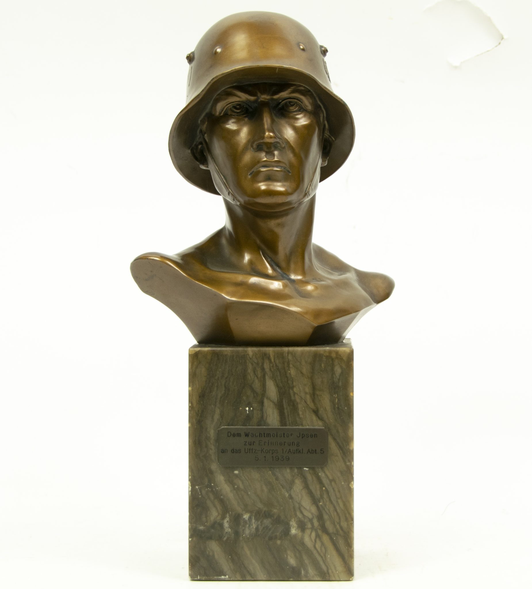 Impressive Wehrmacht (Heer) Soldiersbust (1939) - Image 11