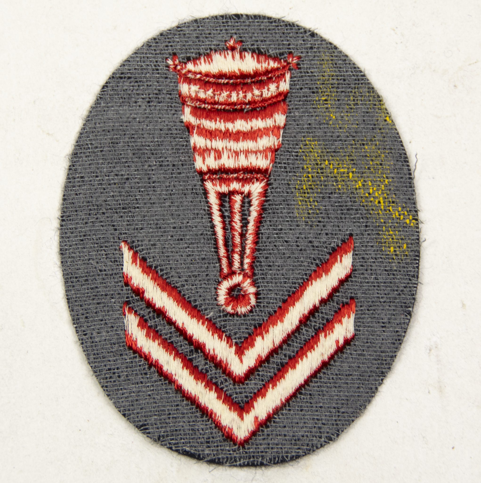 Kriegsmarine (KM) Blockade weapons foreman reserve specialty trade insignia (2) Kriegsmarine (KM) Blockade weapons foreman reserve specialty trade insignia