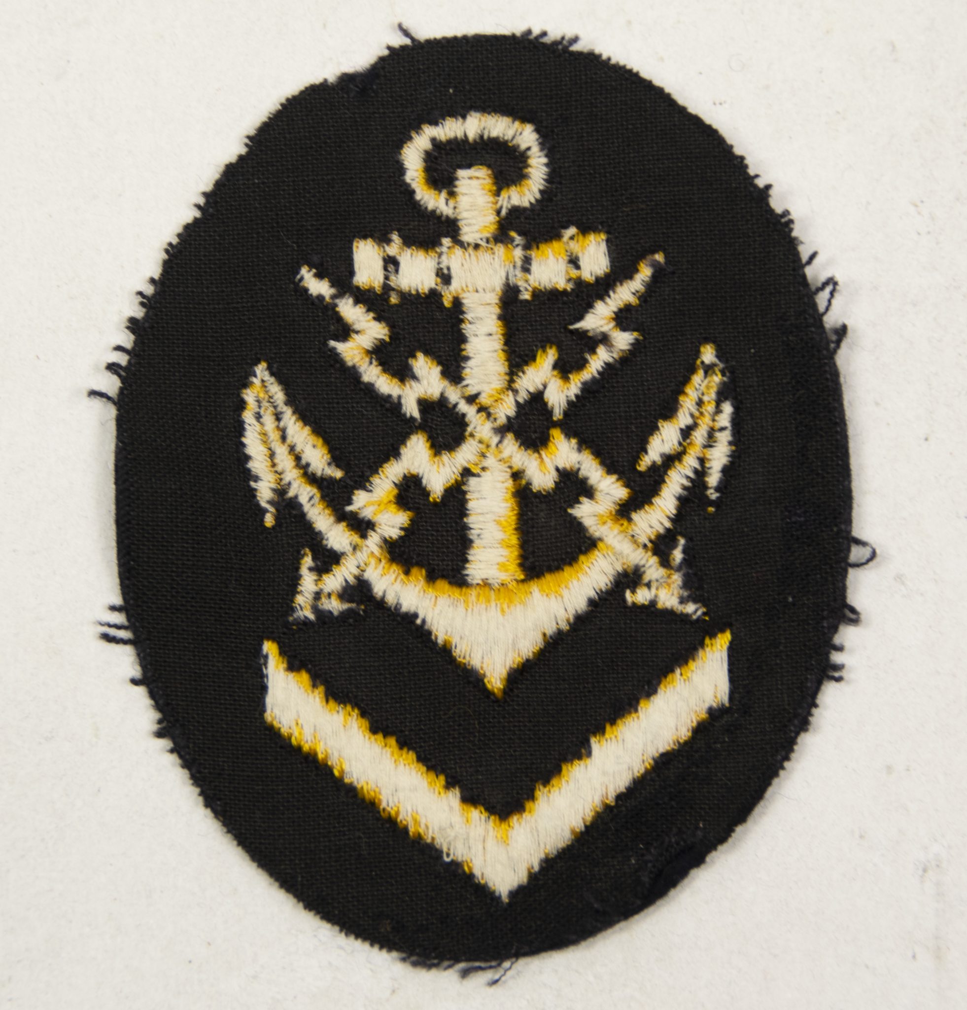 Kriegsmarine (KM) Ober Fernschreibmaat Laufbahnabzeichen (2) Kriegsmarine (KM) Ober Fernschreibmaat Laufbahnabzeichen