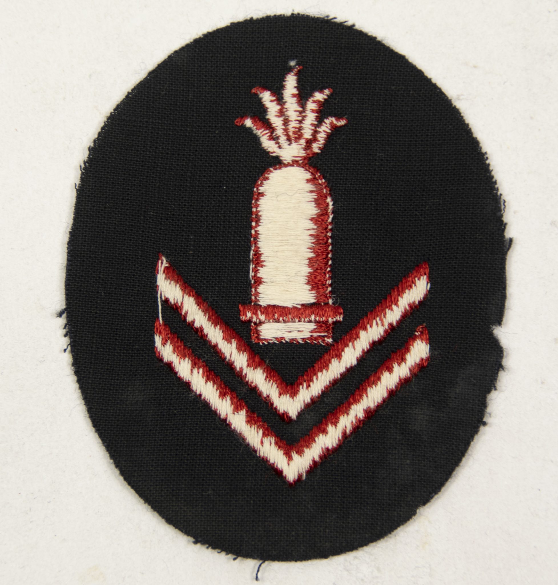 Kriegsmarine (KM) Senior Artillery career insignia (2) Kriegsmarine (KM) Senior Artillery career insignia