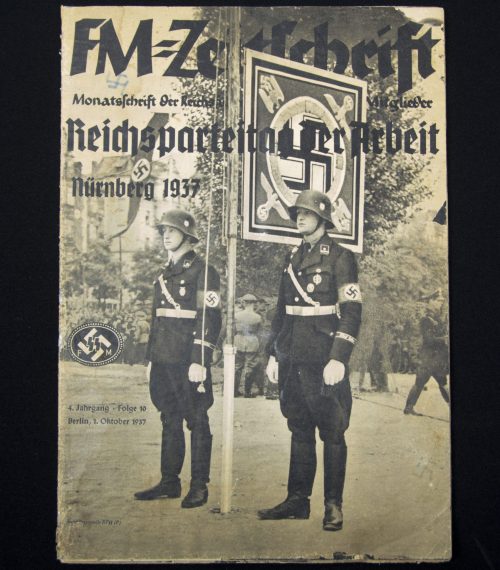 (Magazine) SS-FM Zeitschrift – Reichsführung SS für fördernde Mitglieder – 4. JahrgangFolge 10 (1937) (Reichsparteitag der Arbeit)