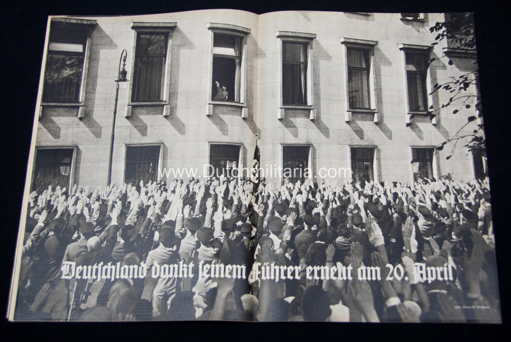 (Magazine) SS-FM Zeitschrift – Reichsführung SS für fördernde Mitglieder – 4. JahrgangFolge 4 (1937) (Allach cover!)