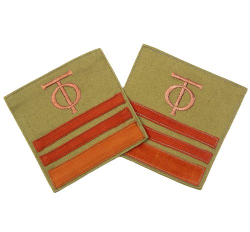 Organisation Todt (OT) Ärmelabzeichen set