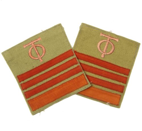 Organisation Todt (OT) Ärmelabzeichen set