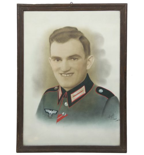 Panzer Framed colorphoto portrait