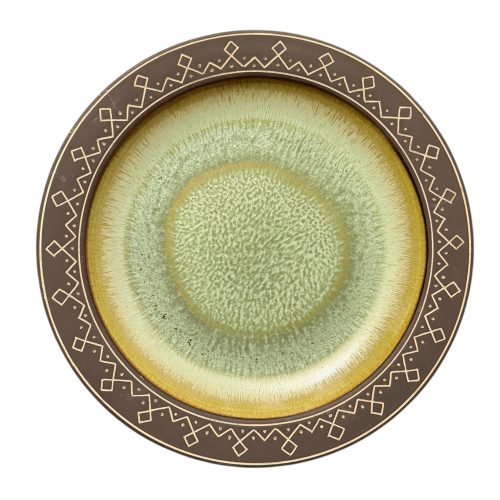 (Plate) SS Allach Großer Keramikteller mit germanischen “Odal” Motiven