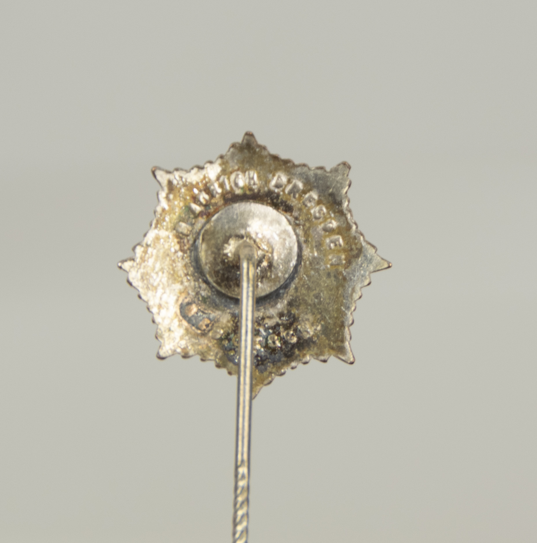 Reichsluftschutzbund (RLB) memberbadge 1st pattern stickpin small (2) Reichsluftschutzbund (RLB) memberbadge 1st pattern stickpin small