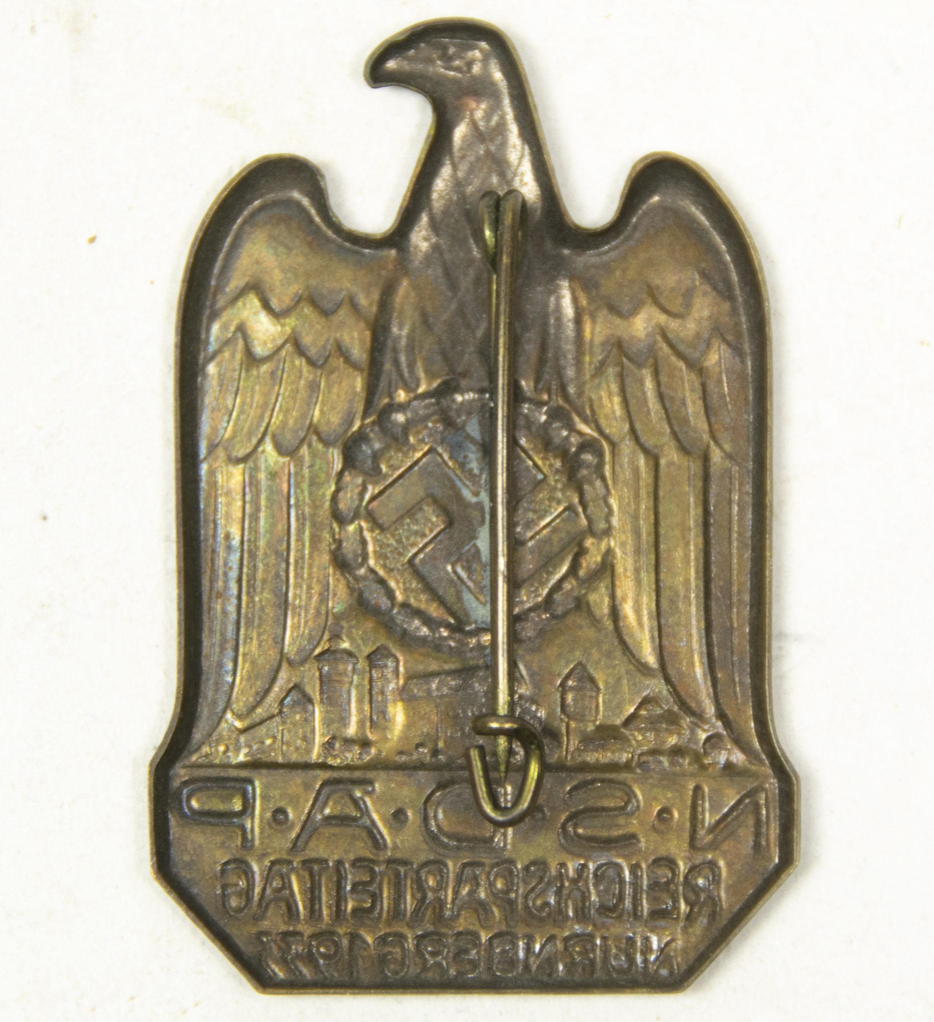 Reichsparteitag (RPT) 1933 badge (hollow) (2) Reichsparteitag (RPT) 1933 badge (hollow)