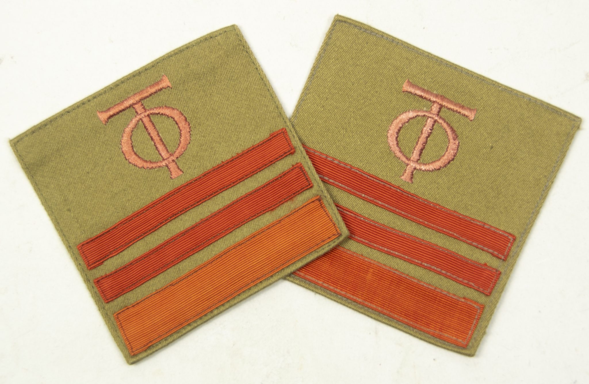 Organisation Todt (OT) Ärmelabzeichen set (2)