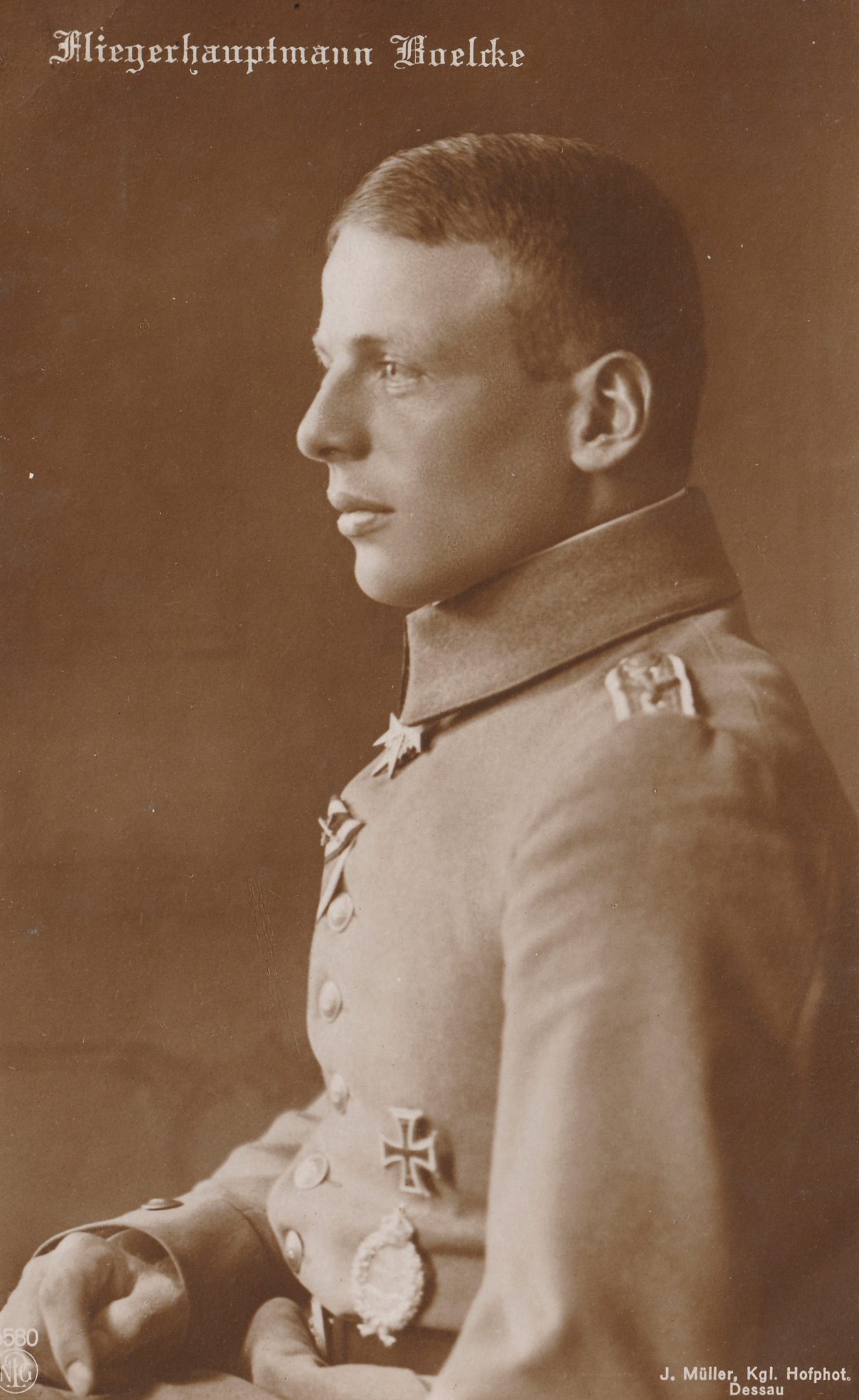 (Postcard) Sanke #3 Fliegerhauptmann Boelcke