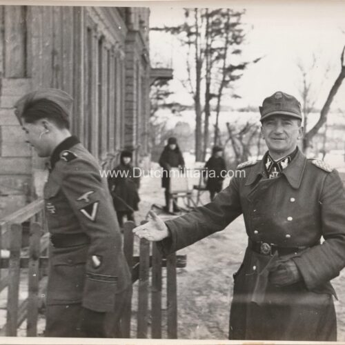 (Pressphoto) SS-Sturmann Gerard Mooyman - Das erste Ritterkreuz für einen Niederländischen Freiwilligen - ULTRA RARE!!!