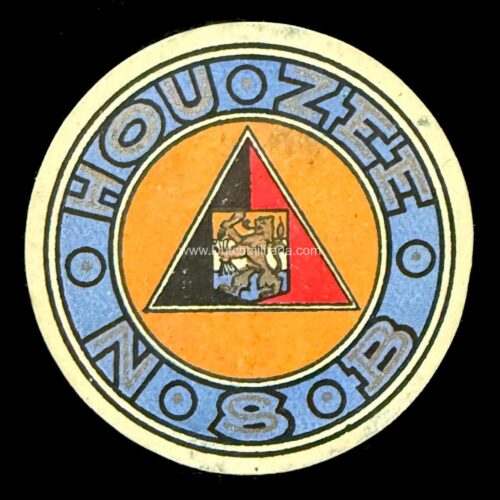 NSB Sluitzegel NSB enveloppe sealing stamp - 1933