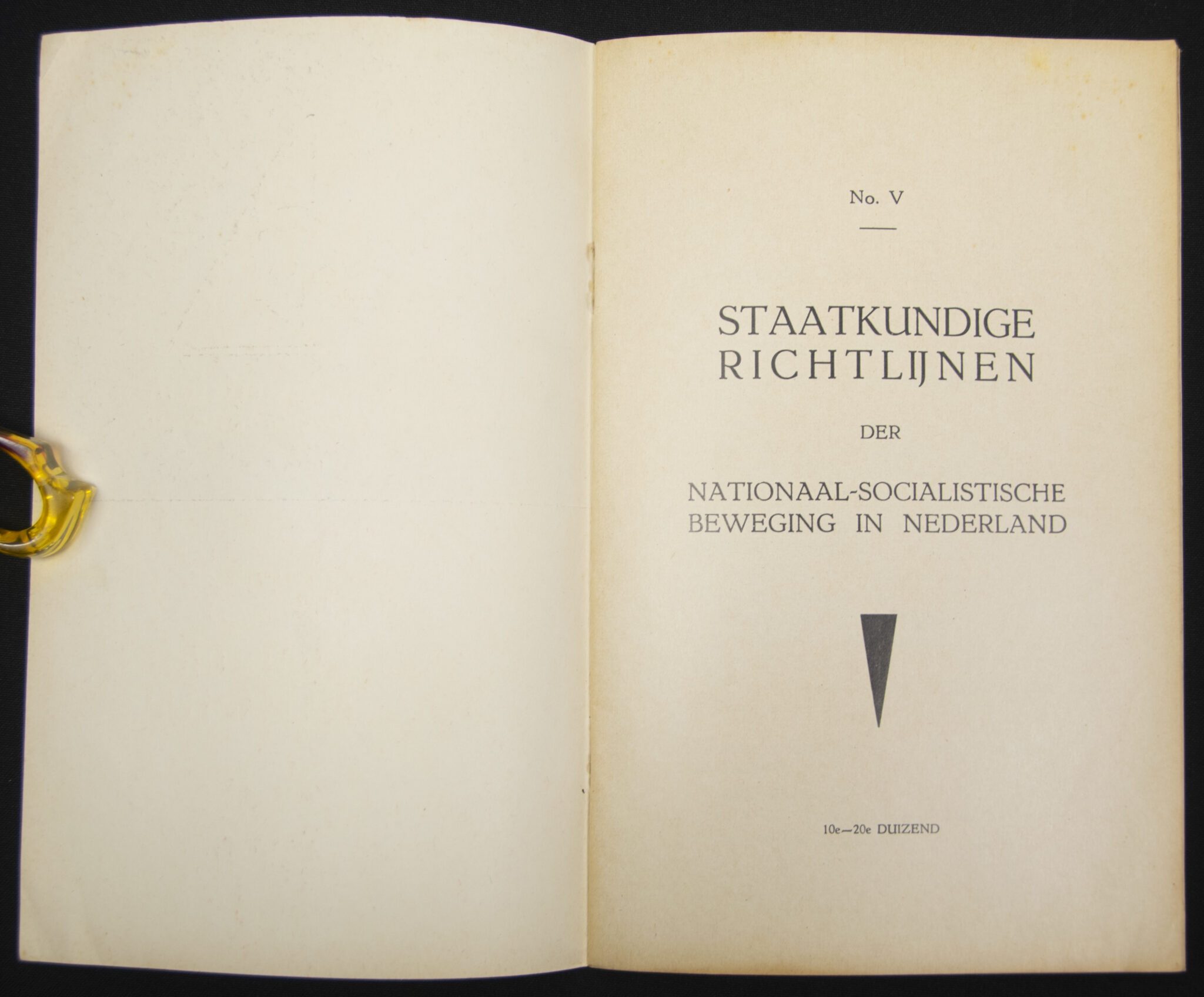 (Brochure) NSB Brochure V - Staatkundige Richtlijnen (10e-20e Duizend)(Brochure) NSB Brochure V - Staatkundige Richtlijnen (10e-20e Duizend)(Brochure) NSB Brochure V - Staatkundige Richtlijnen (10e-20e Duizend)