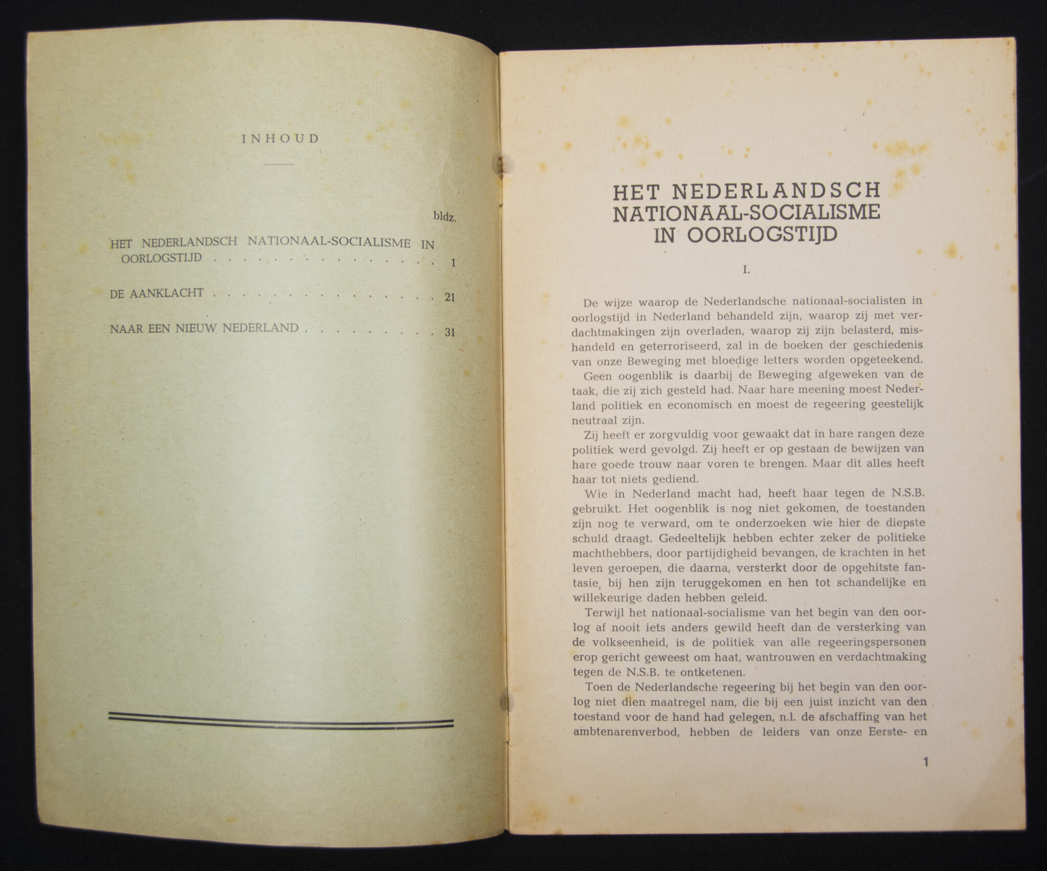 (Brochure NSB) De N.S.B. in Oorlogstijd(Brochure NSB) De N.S.B. in Oorlogstijd(Brochure NSB) De N.S.B. in Oorlogstijd(Brochure NSB) De N.S.B. in Oorlogstijd