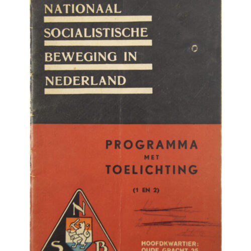 (Brochure) NSB Programma met Toelichting (24e - 33e Duizendtal)(Brochure) NSB Programma met Toelichting (24e - 33e Duizendtal)(Brochure) NSB Programma met Toelichting (24e - 33e Duizendtal)