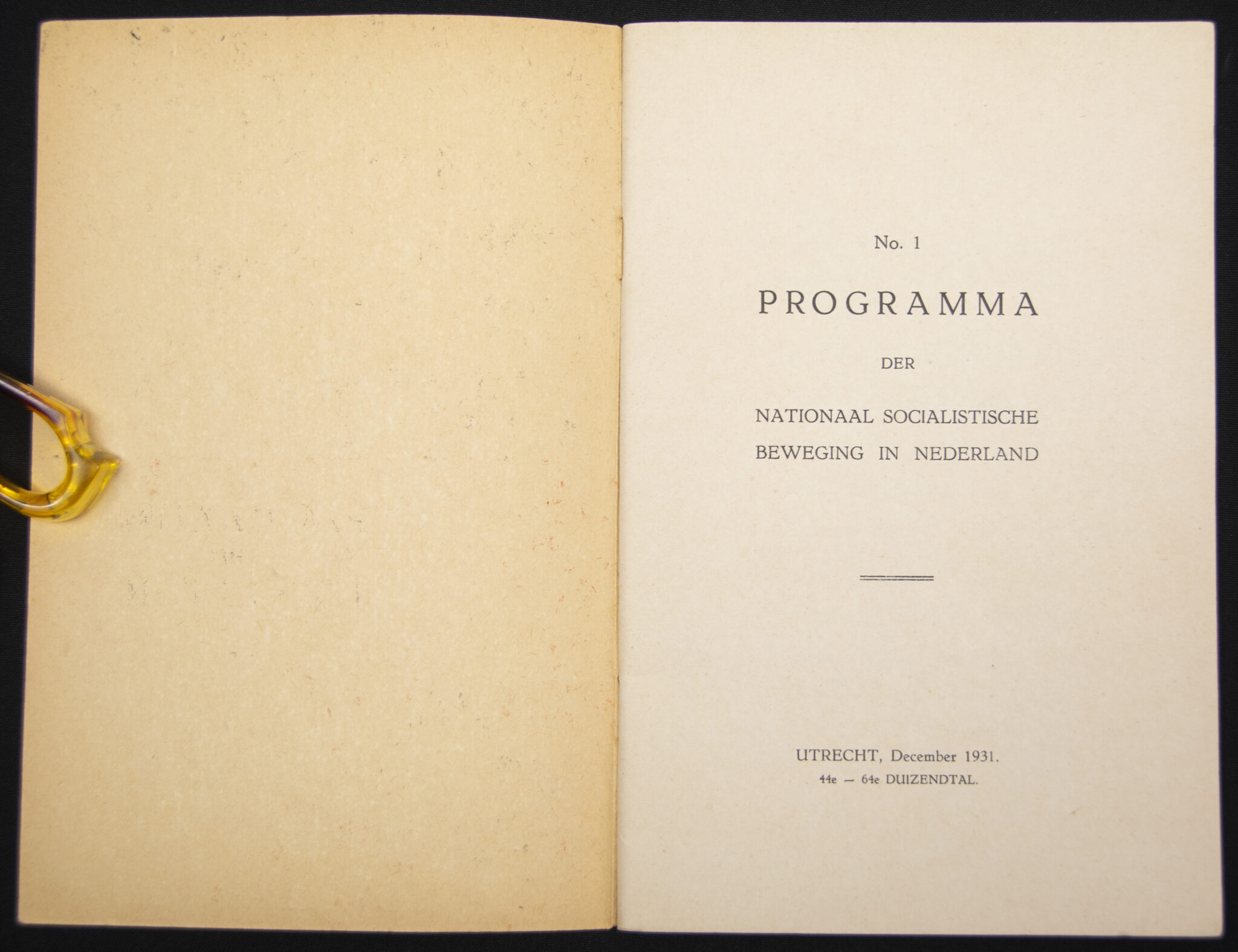(Brochure) NSB Programma met Toelichting (44e - 64e Duizendtal)(Brochure) NSB Programma met Toelichting (44e - 64e Duizendtal)