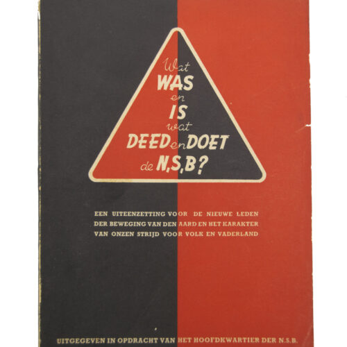 (Brochure) NSB Wat was en is wat deed en doet de N.S.B(Brochure) NSB Wat was en is wat deed en doet de N.S.B(Brochure) NSB Wat was en is wat deed en doet de N.S.B
