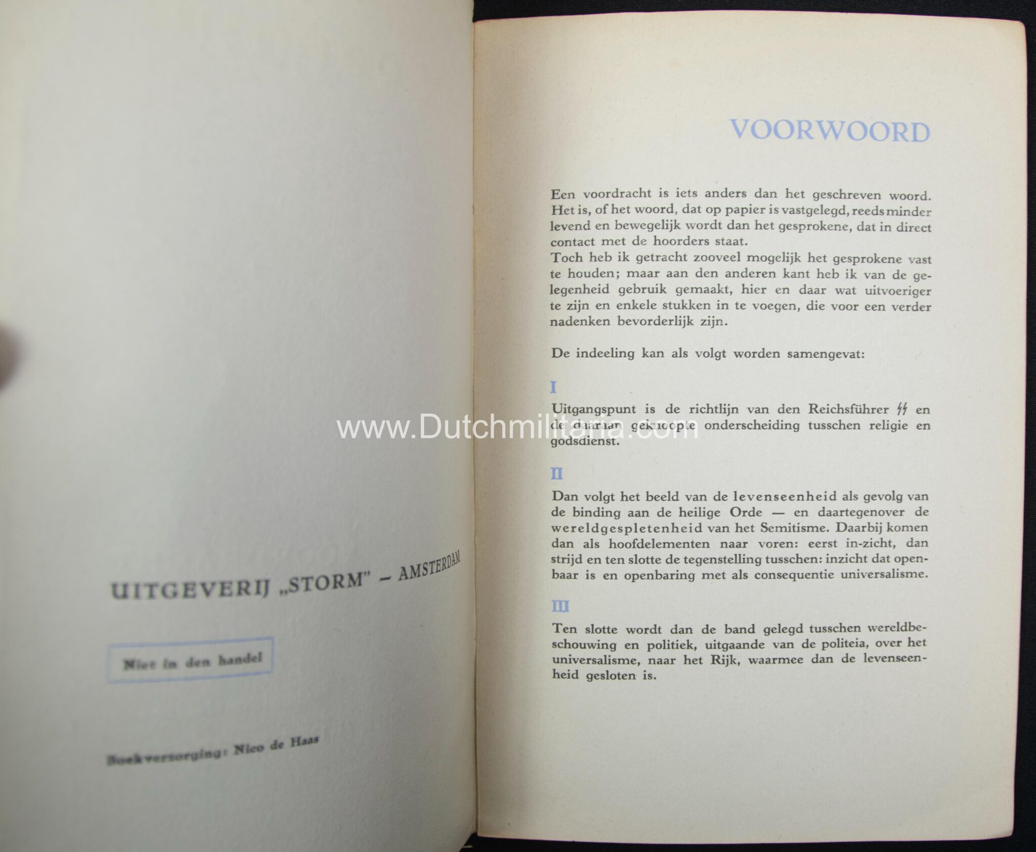 (Brochure) SS-Onderstormleider J.C. Nachenius - SS en Religie - Extremely rare(Brochure) SS-Onderstormleider J.C. Nachenius - SS en Religie - Extremely rare(Brochure) SS-Onderstormleider J.C. Nachenius - SS en Religie - Extremely rare(Brochure) SS-Onderstormleider J.C. Nachenius - SS en Religie - Extremely rare