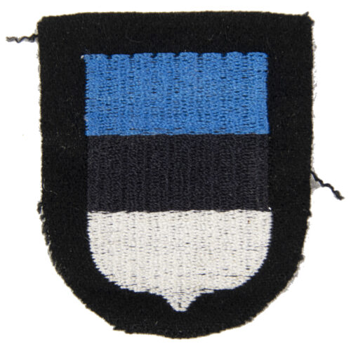 Estonian Waffen-SS volunteer sleeve shield